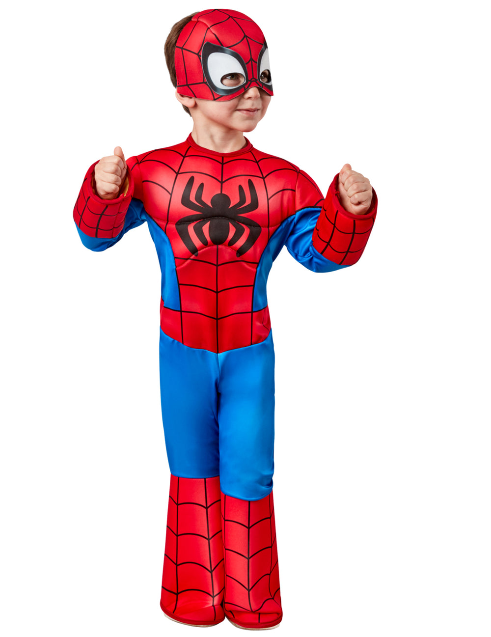 Vue de face du déguisement luxe Spidey et ses amis extraordinaire pour enfant