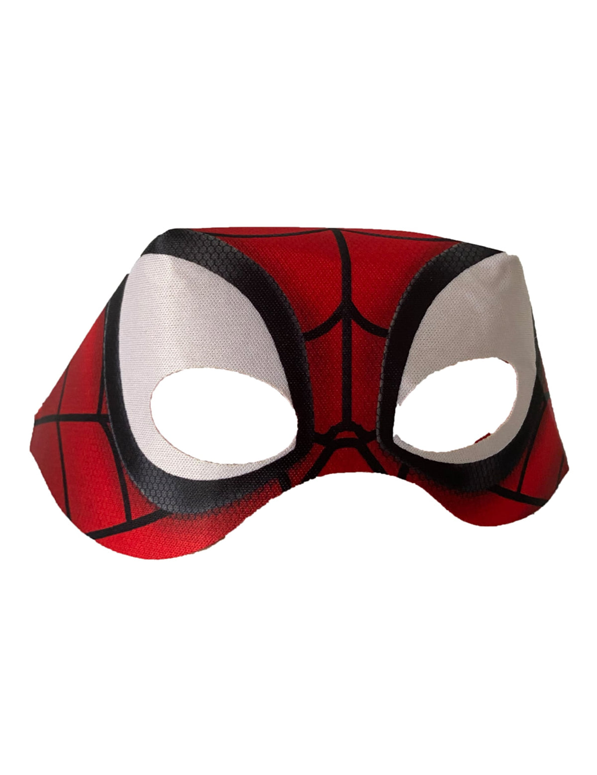 Masque en tissu rouge et noir du déguisement luxe Spidey et ses amis extraordinaire