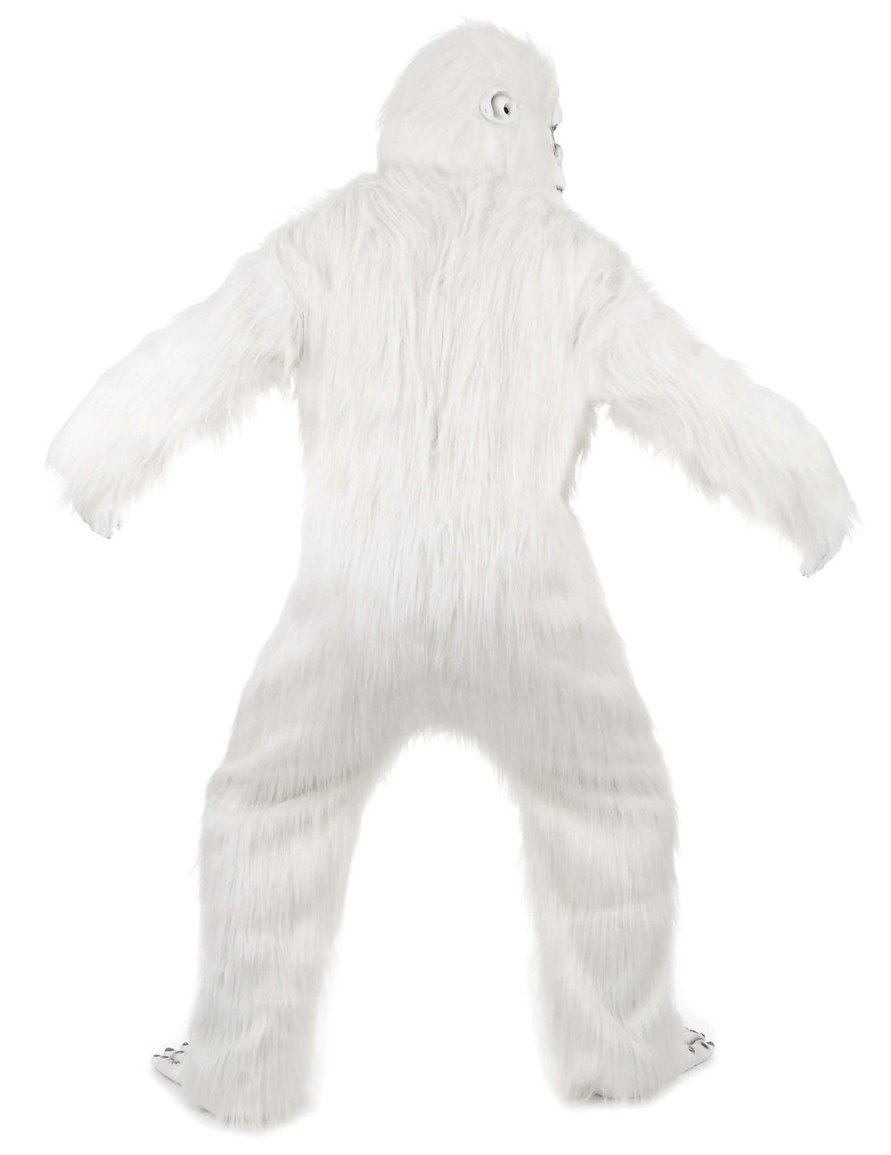 Rückansicht des Luxus-Yeti-Kostüms