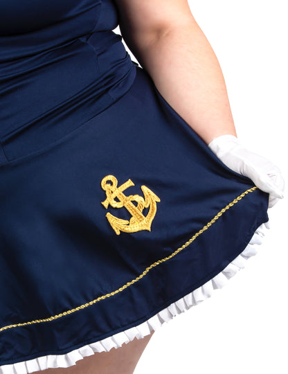 Sexy Matrosenkostüm Plus Size für Damen
