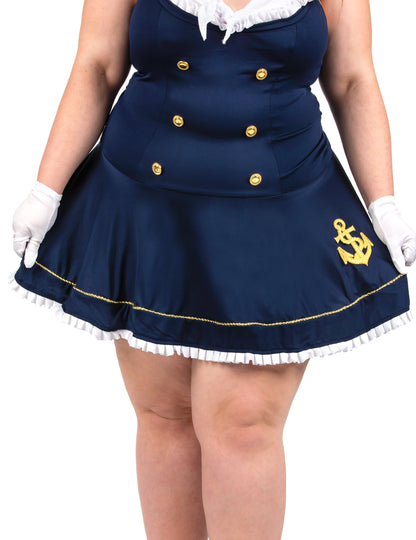 Sexy Matrosenkostüm Plus Size für Damen