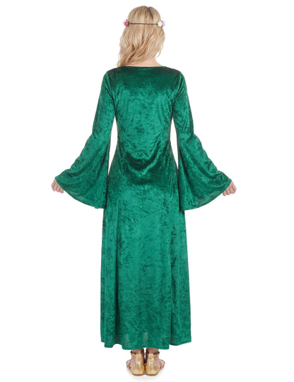 Mittelalter-Kostüm für Damen grün