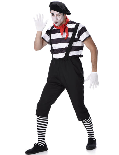 Déguisement mime pantacourt homme