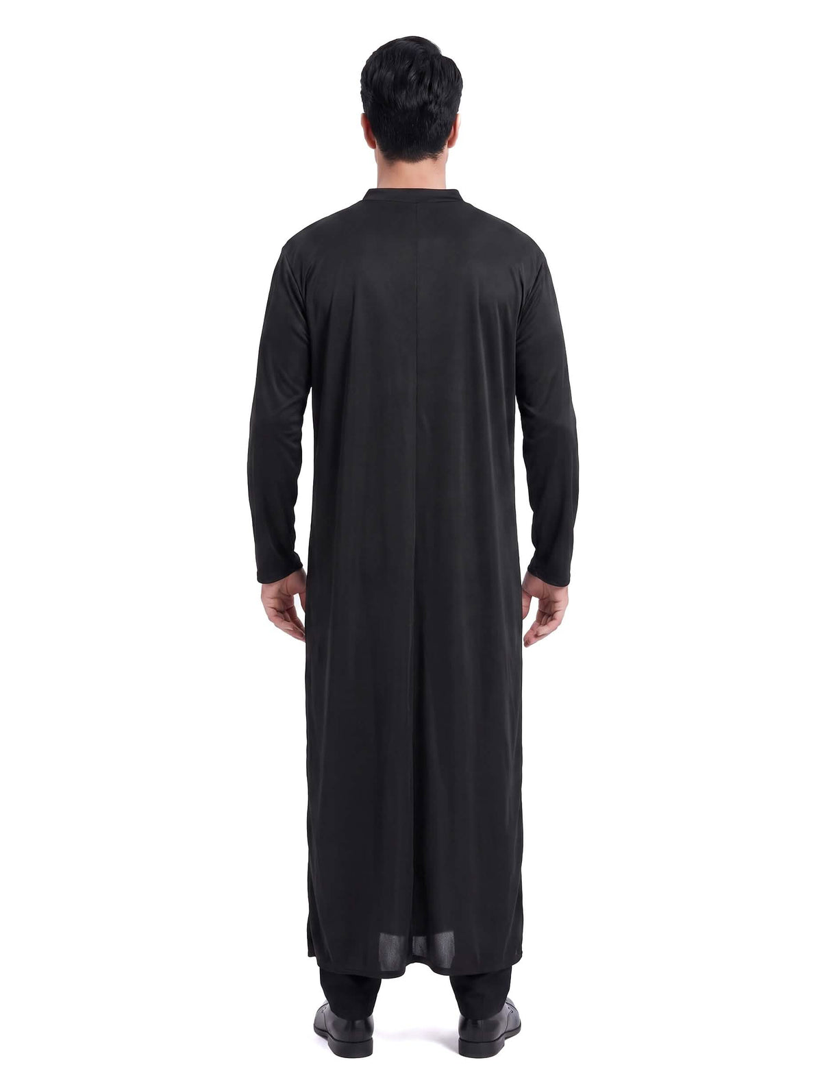 Priesterkostüm für Herren schwarz-weiss