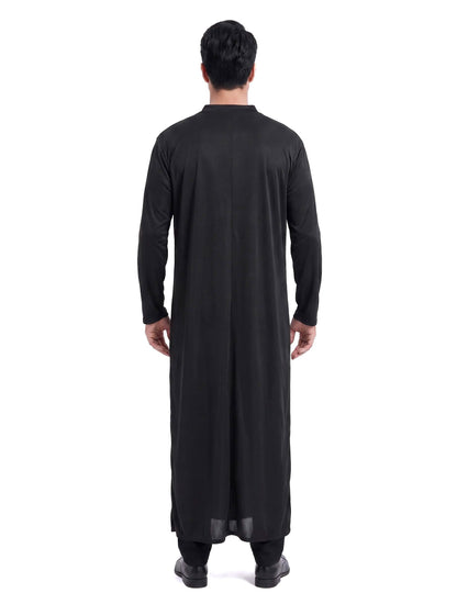 Priesterkostüm für Herren schwarz-weiss