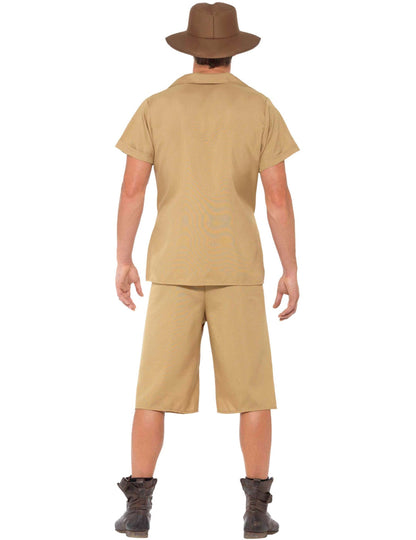 Vue de dos du déguisement monsieur crocodile pour homme