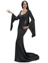 Déguisement Morticia Addams Wednesday™ pour adulte noir à manches évasées
