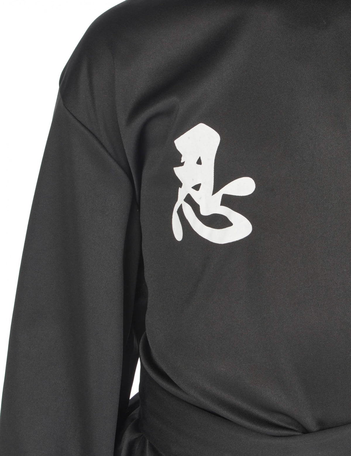Déguisement ninja commando pour garçon noir avec symbole blanc