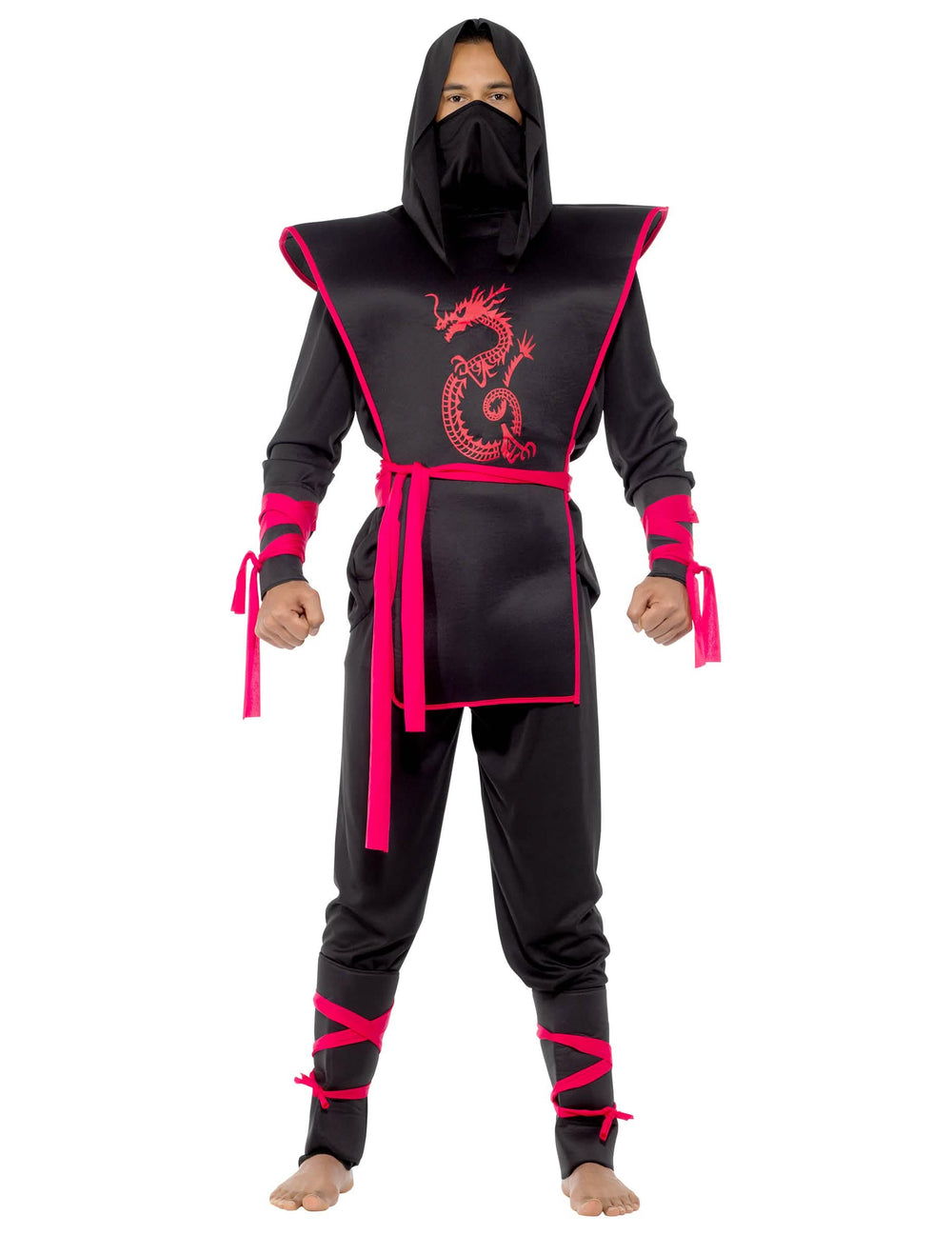 Vorderansicht des Ninjas-Festoutfits für Herren