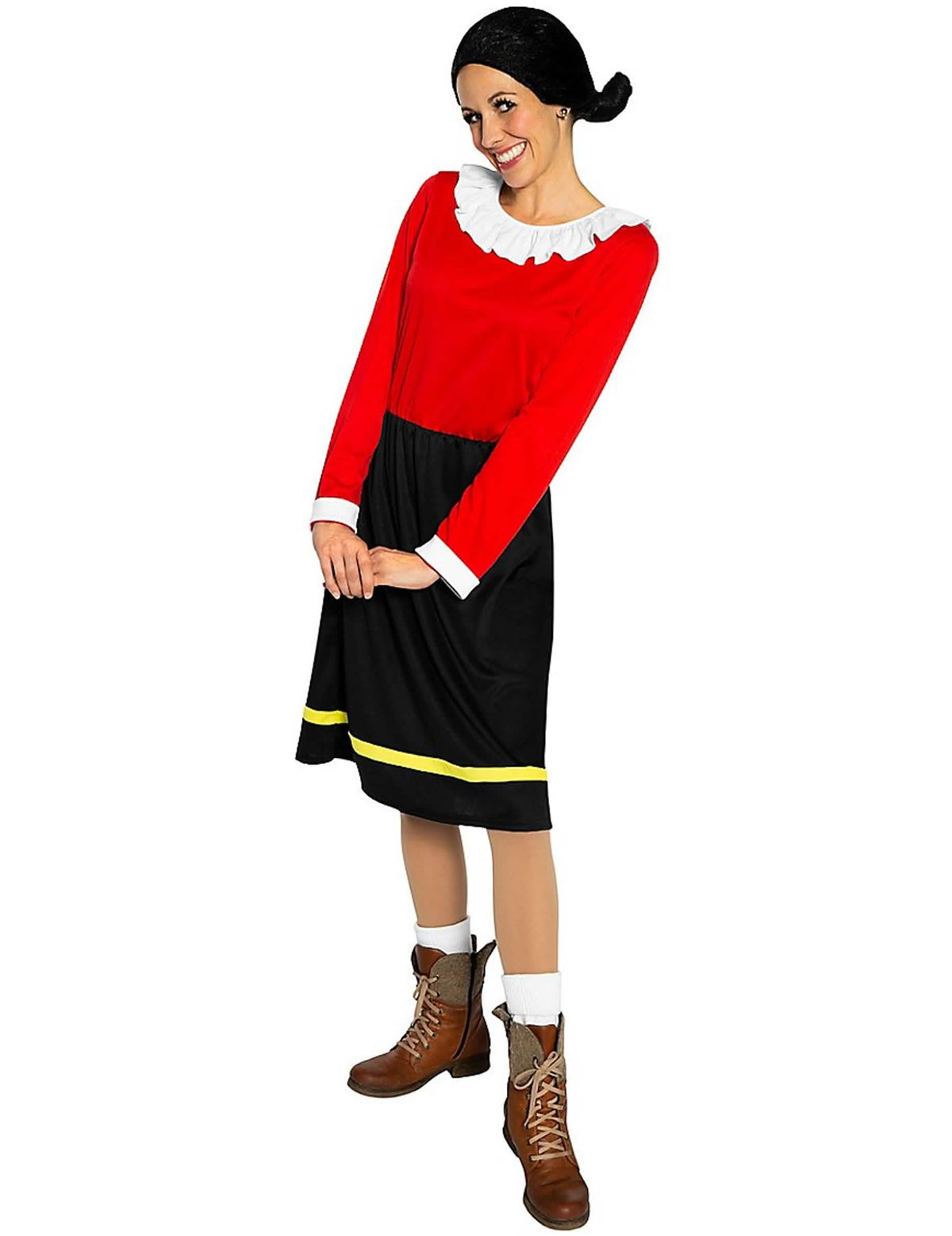Olivia™ Kostüm für Damen schwarz-rot Popeye™