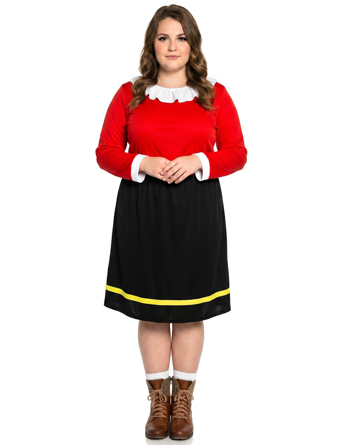 Olivia™ Kostüm für Damen schwarz-rot Popeye™