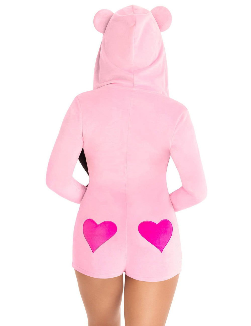 Vue de dos du déguisement d'ourson sexy pour femme