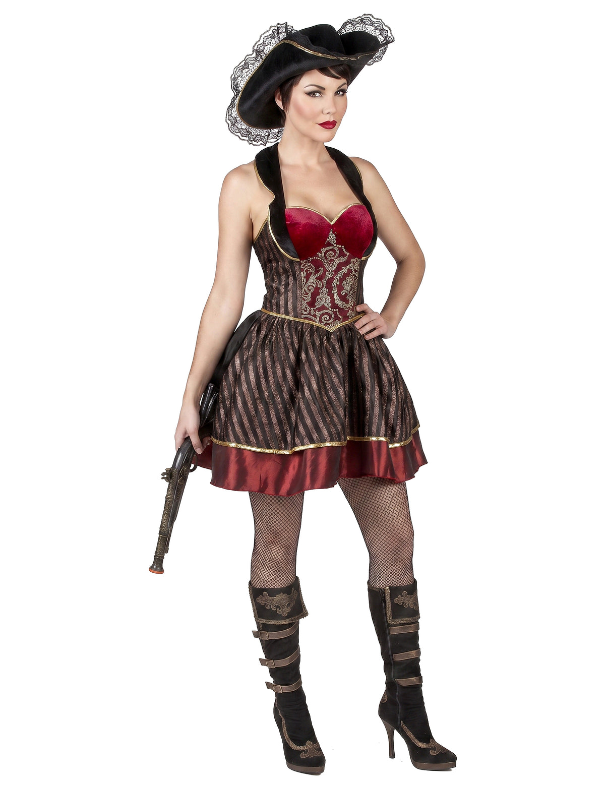 Piratenkostüm für Damen im Barockstil