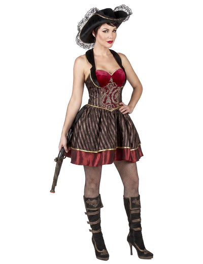 Piratenkostüm für Damen im Barockstil