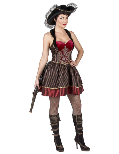 Piratenkostüm für Damen im Barockstil