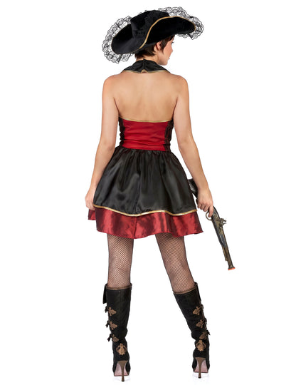 Piratenkostüm für Damen im Barockstil