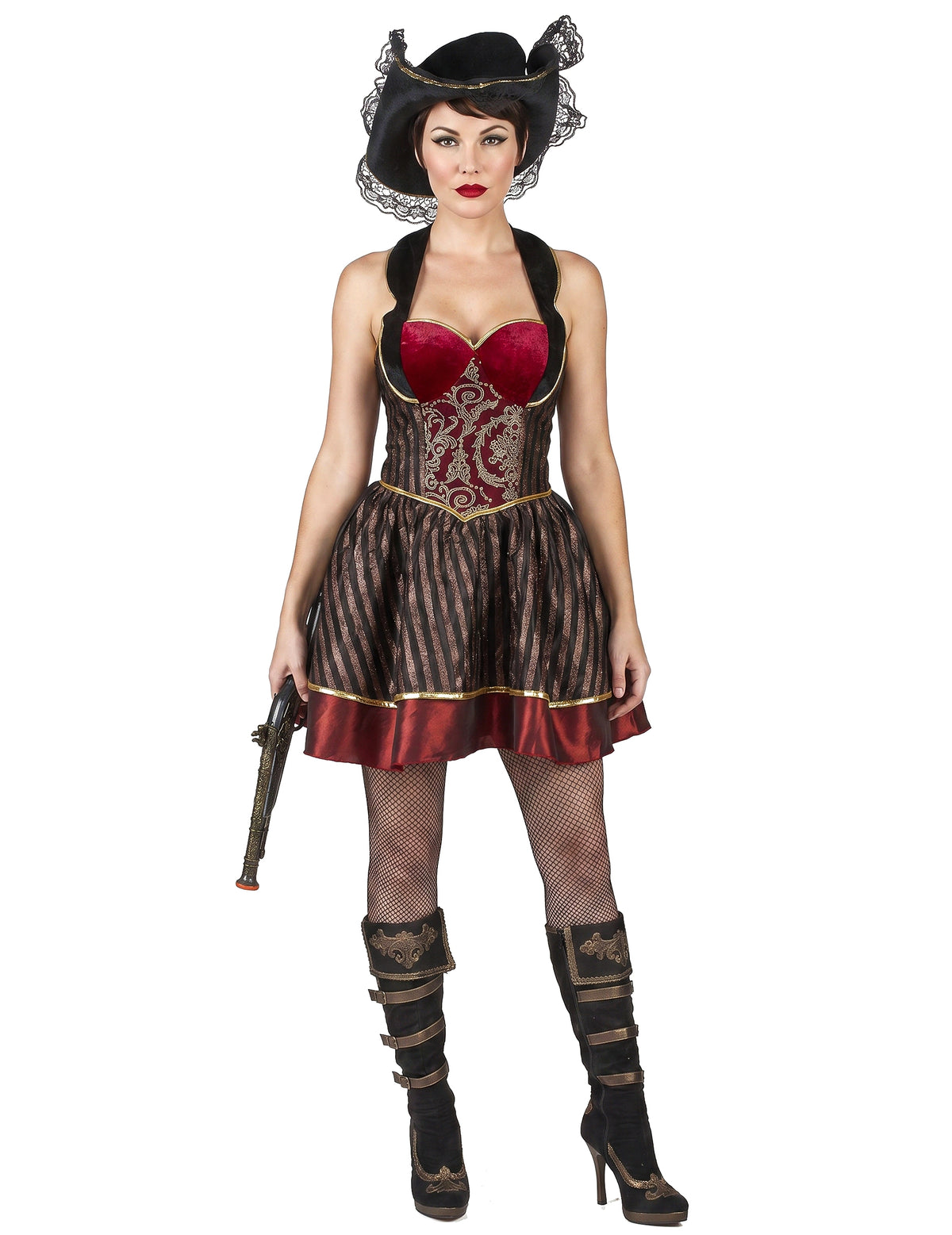Piratenkostüm für Damen im Barockstil