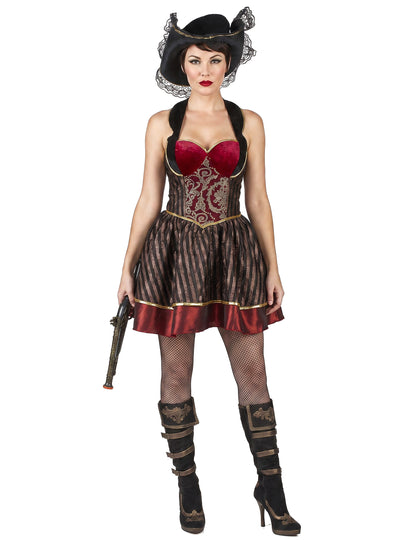 Piratenkostüm für Damen im Barockstil