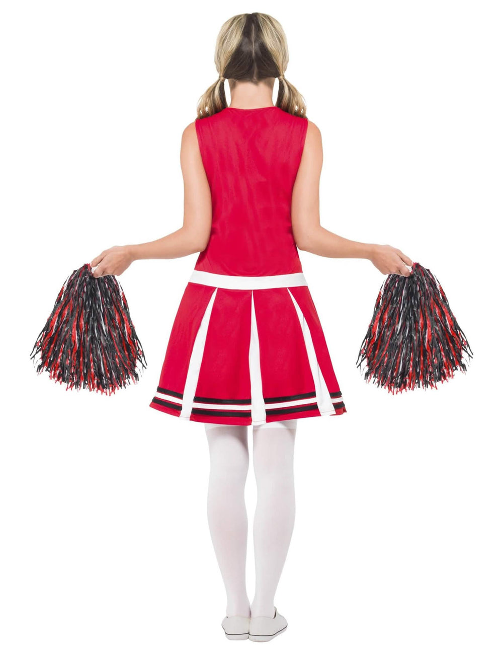 Rückansicht des Cheerleader-Kostüms für Damen