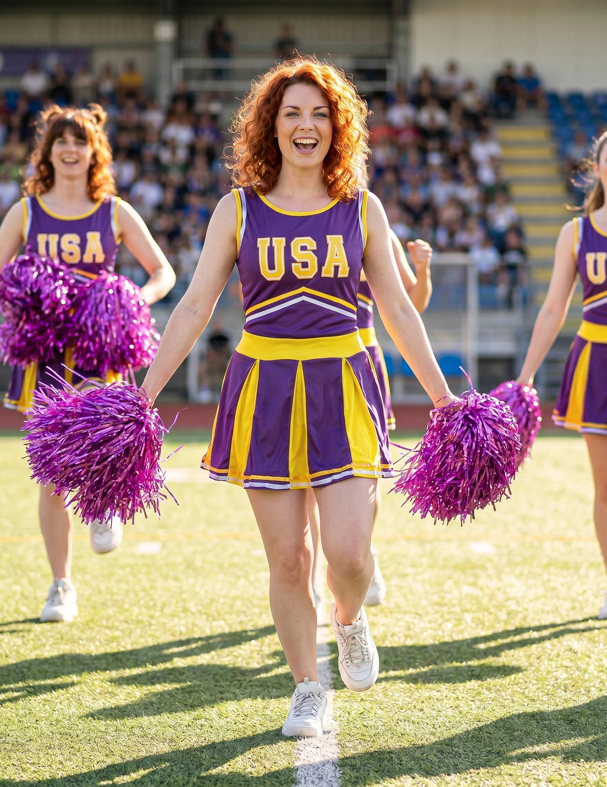 Cheerleader Kostüm für Damen