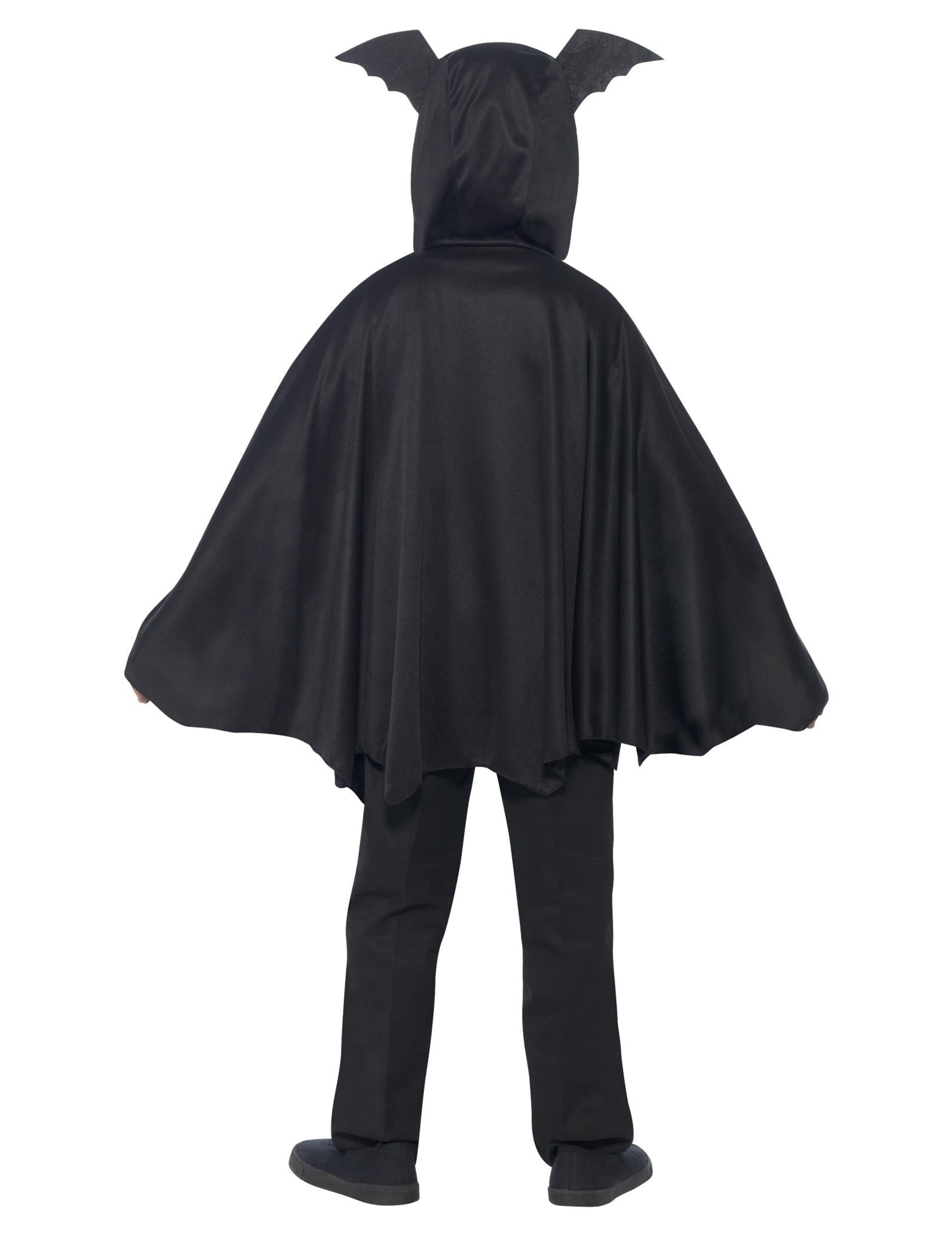 Vue de dos du déguisement poncho chauve-souris