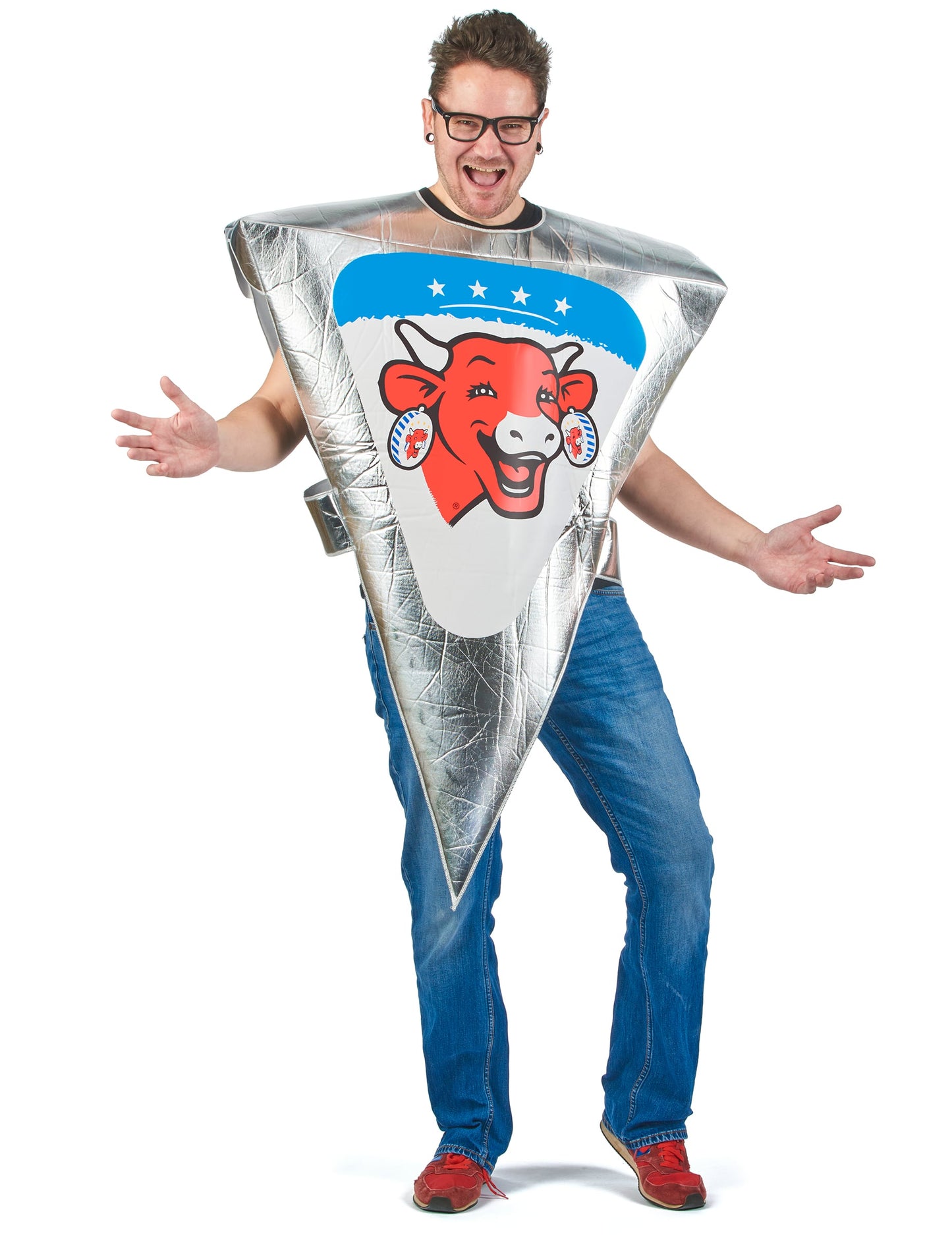 Kostüm Vache qui rit™ Die lachende Kuh Erwachsene silber