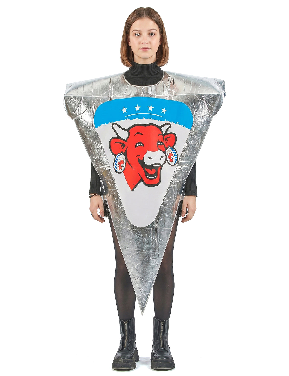 Kostüm Vache qui rit™ Die lachende Kuh Erwachsene silber
