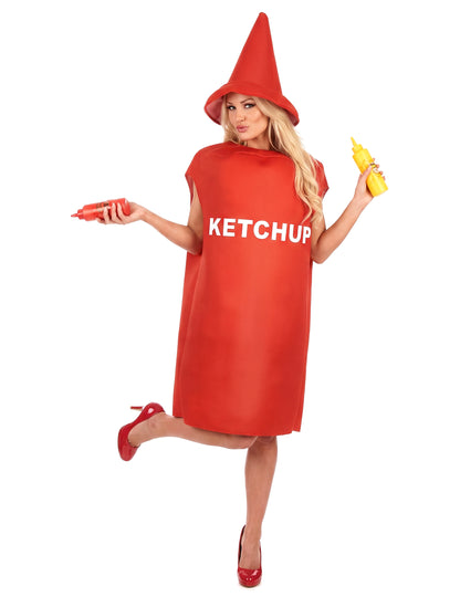 Ketchup-Tube - Kostüm für Erwachsene