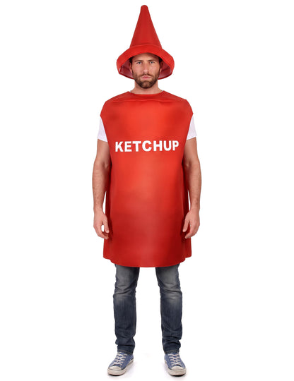 Ketchup-Tube - Kostüm für Erwachsene