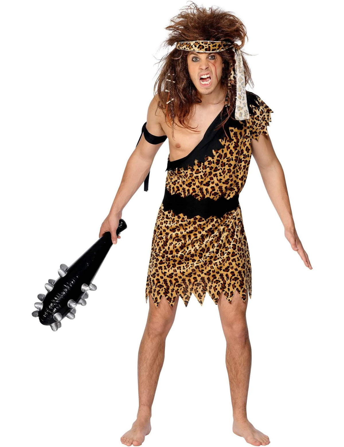 Massue gonflable à pointes du déguisement préhistoire pour homme