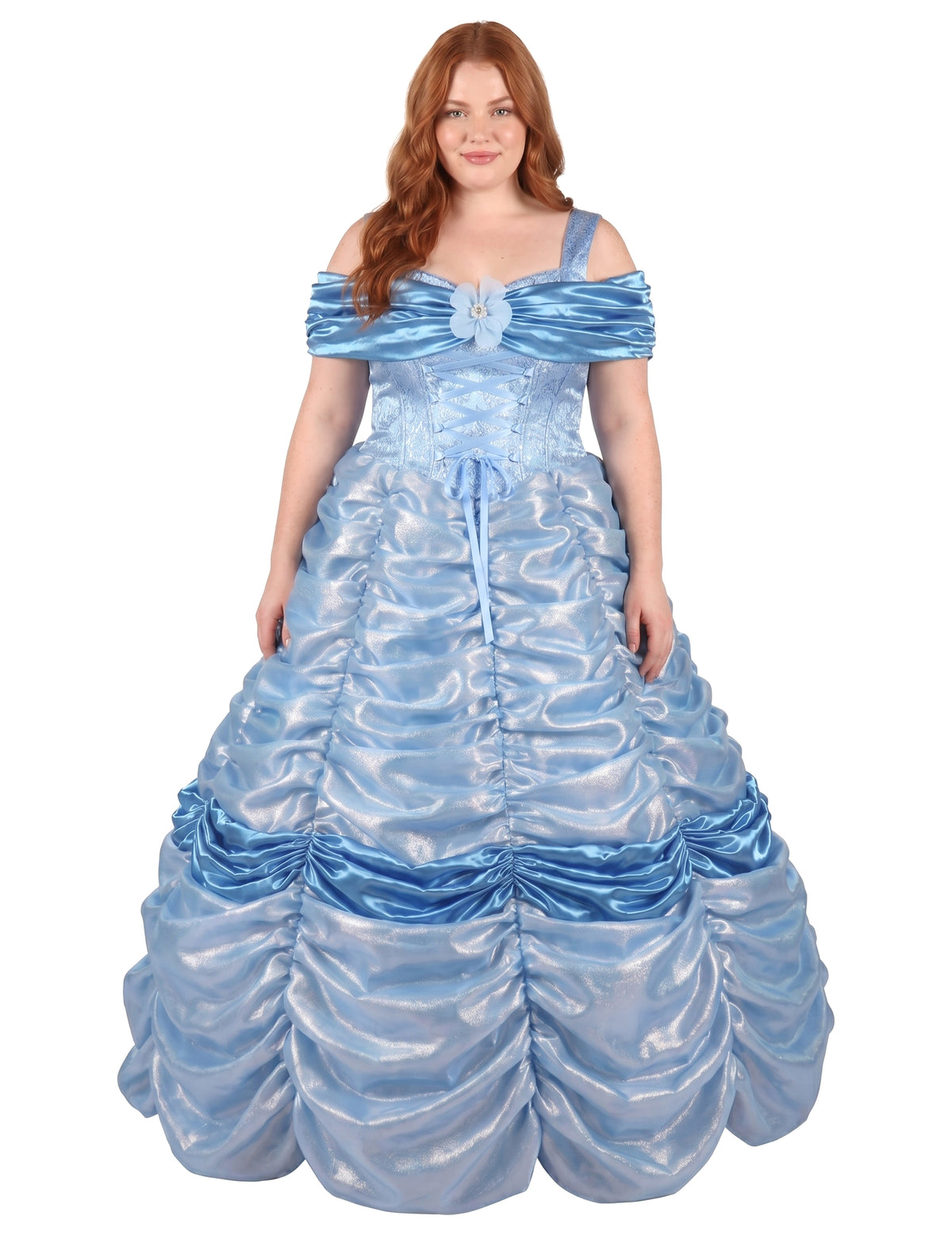 Premium Blaues Prinzessinnenkostüm für Damen