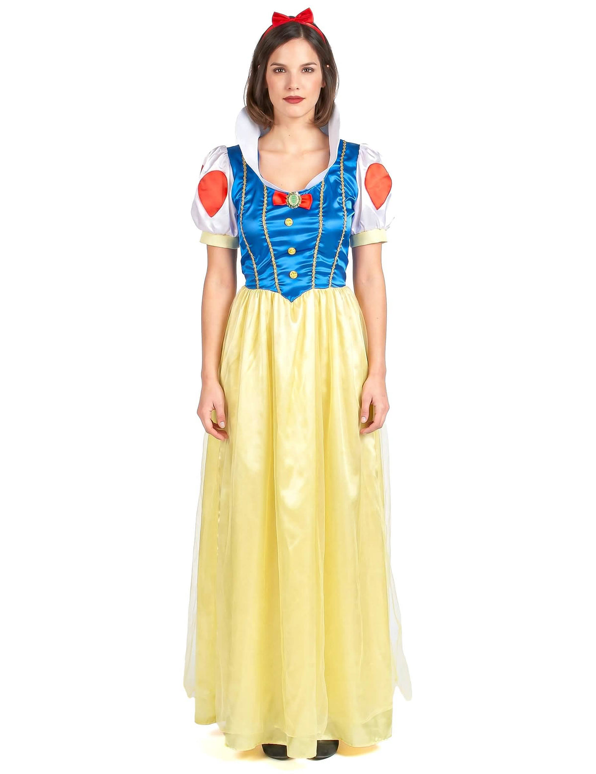 Märchenprinzessin Kostüm für Damen gelb-blau