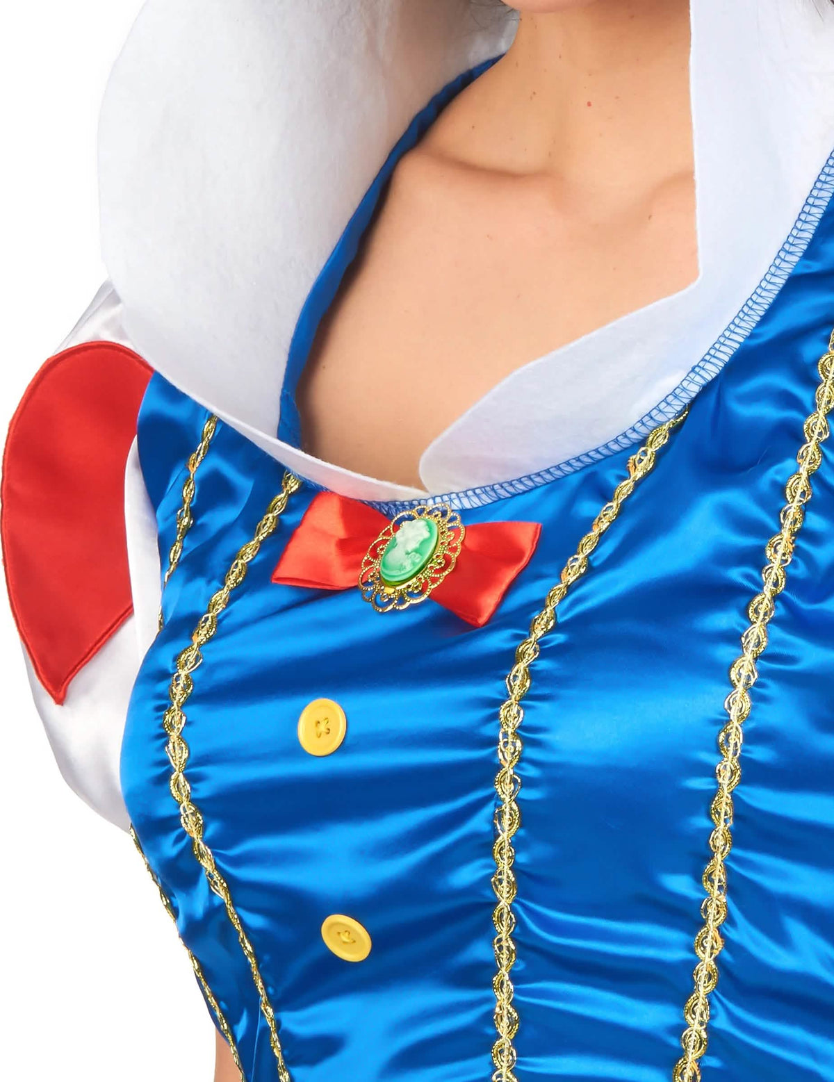 Märchenprinzessin Kostüm für Damen gelb-blau