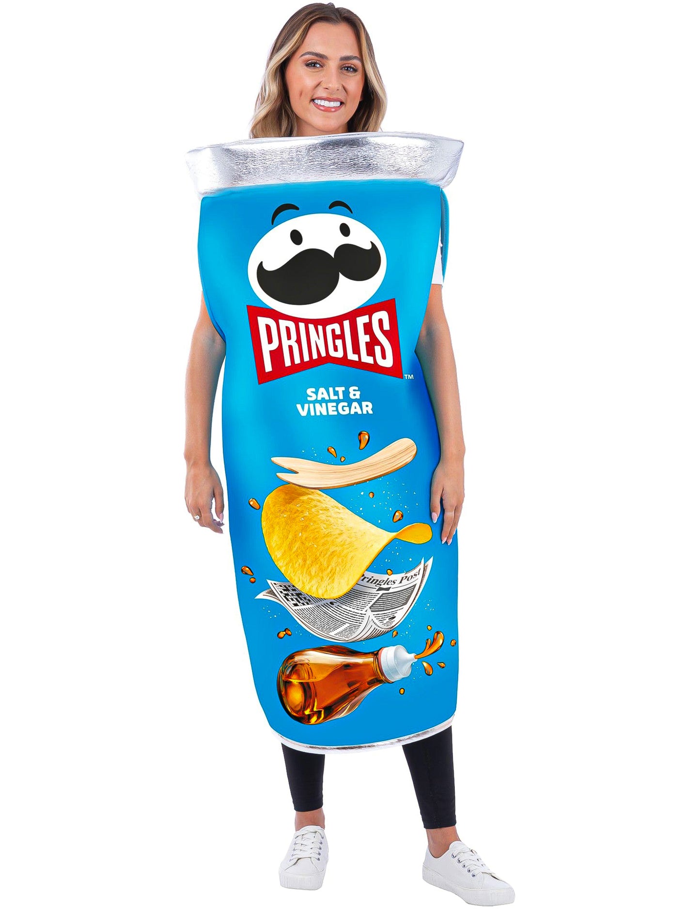 PringlesÂ® Salt & Vinegar KostÃ¼m Erwachsene blau-silber