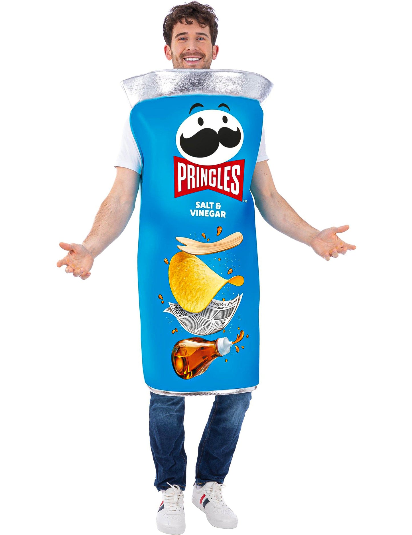 PringlesÂ® Salt & Vinegar KostÃ¼m Erwachsene blau-silber