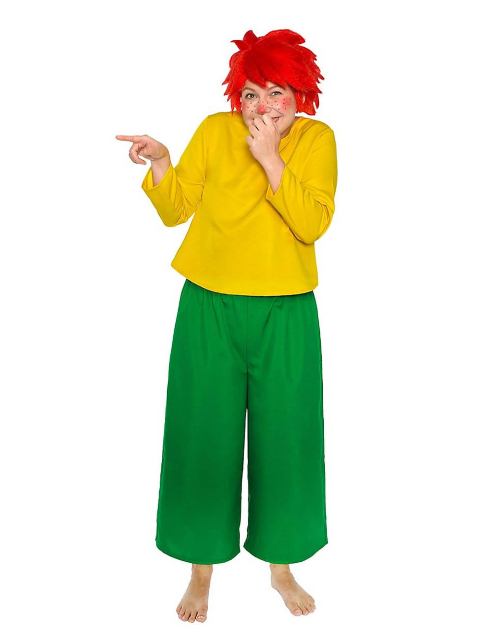 Frontansicht des Pumuckl™-Erwachsene-Kostüms