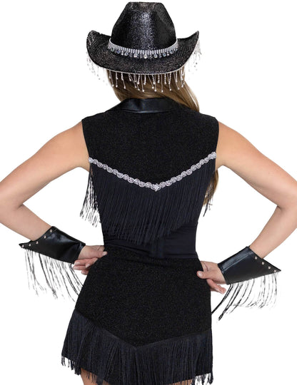 Disfraz de rodeo star sexy de lujo para mujer