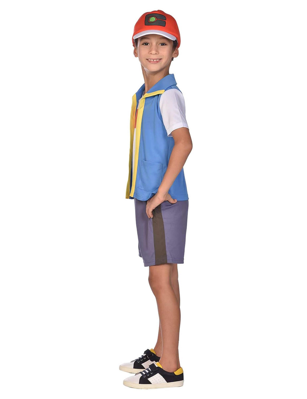 Vue de profil du déguisement de Sacha Pokémon™