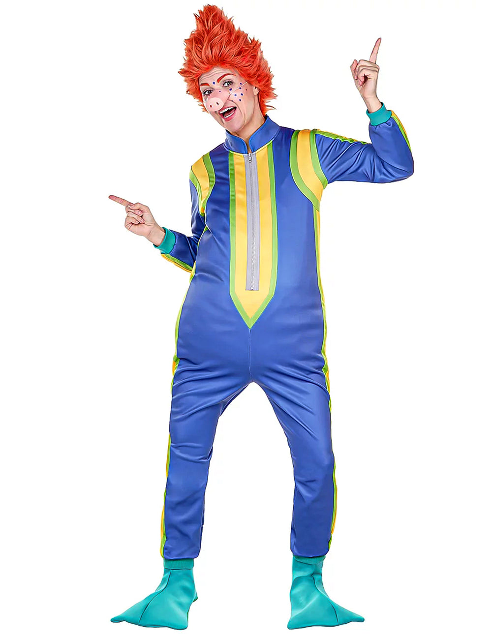 Vue de trois-quarts du déguisement Sams pour adulte