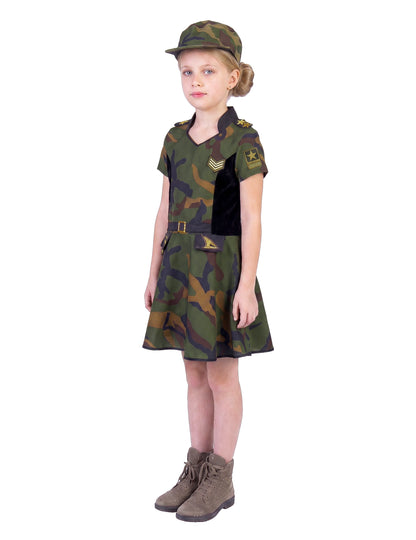 Soldaten Kostümkleid für Mädchen