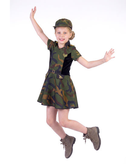 Soldaten Kostümkleid für Mädchen