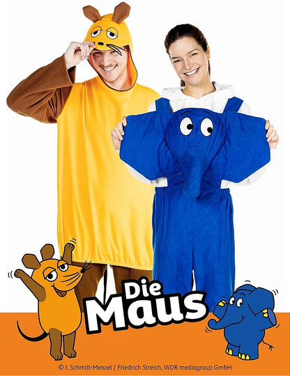 Offizielles Die Maus™ Kostüm für Erwachsene orange