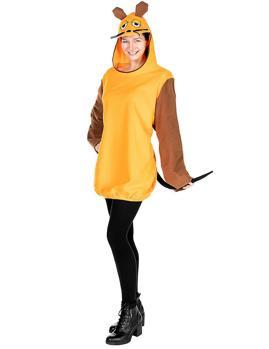 Offizielles Die Maus™ Kostüm für Erwachsene orange