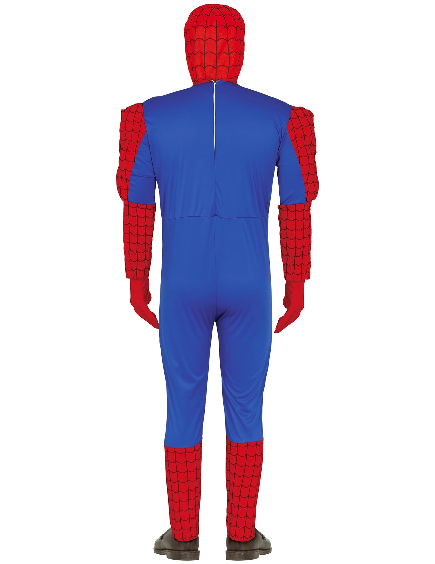 Vue de dos du déguisement Spiderbar avec lanceur de liquide