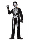 Déguisement de squelette Halloween pour enfant noir et blanc