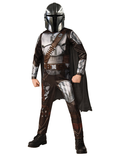 The Mandalorian™-Herrenkostüm Lizenz-Artikel Star Wars™ silber-braun