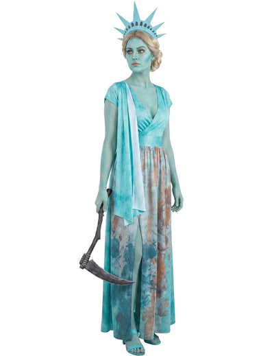 Blutiges KostÃ¼m Freiheitsstatue fÃ¼r Damen