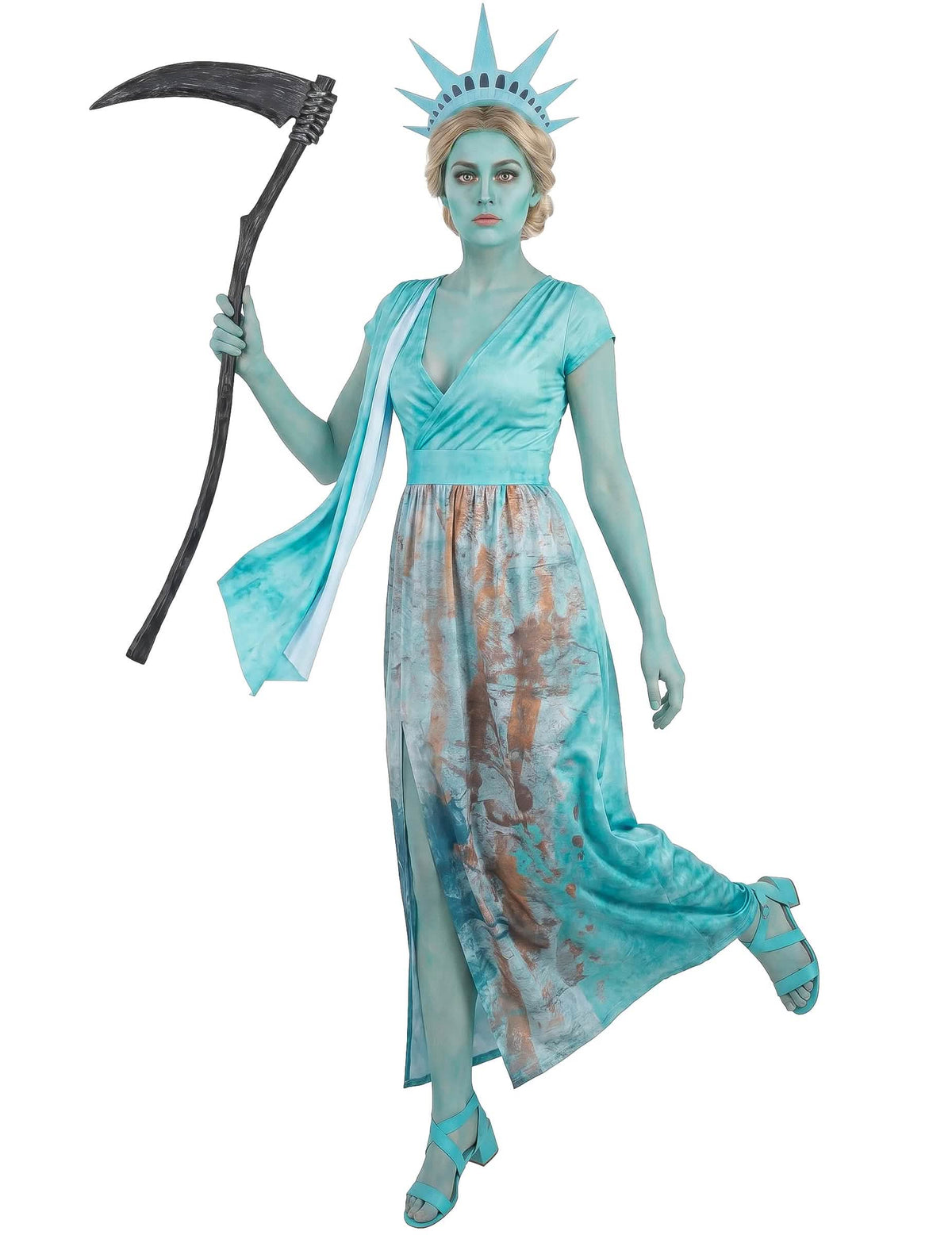Blutiges KostÃ¼m Freiheitsstatue fÃ¼r Damen