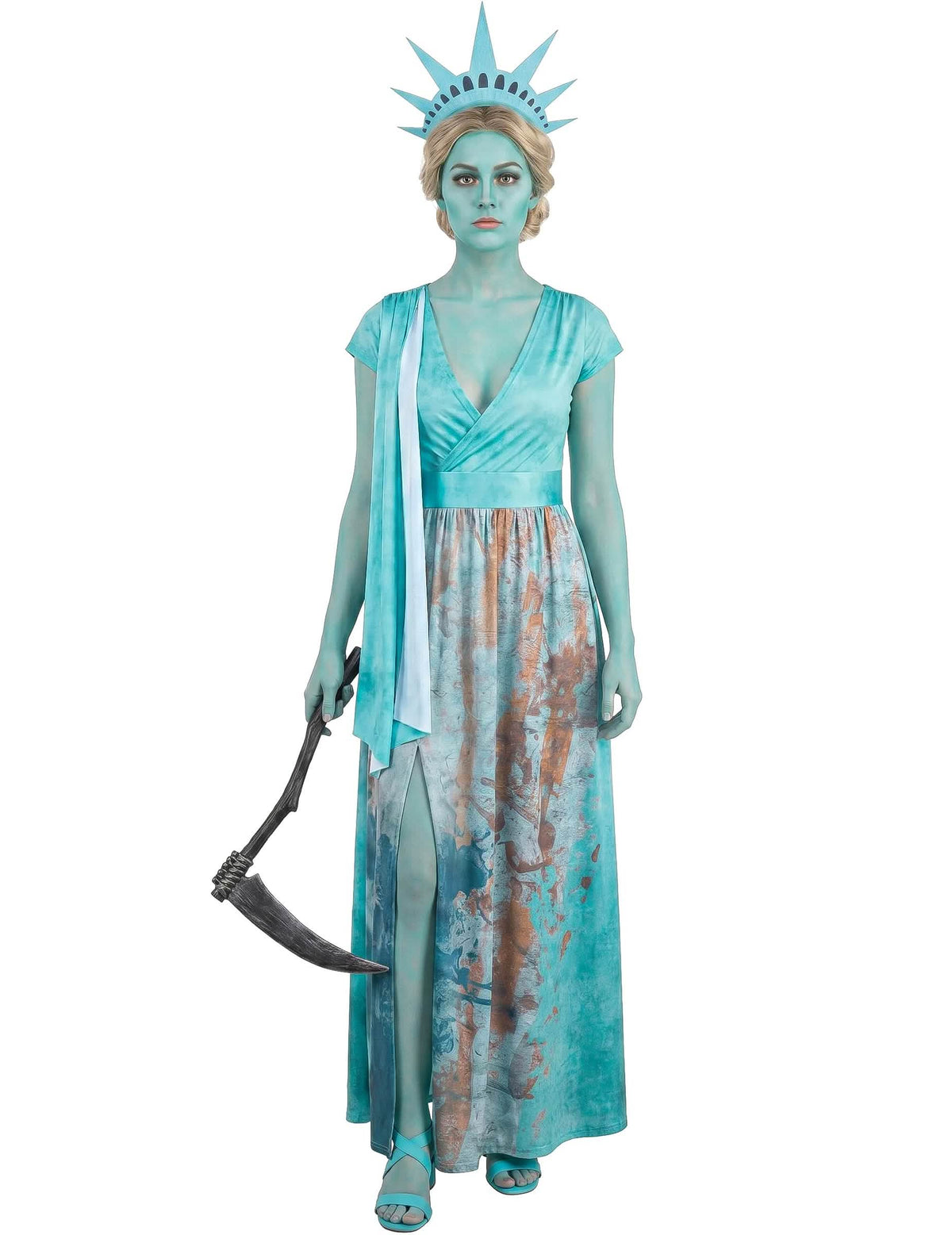 Blutiges KostÃ¼m Freiheitsstatue fÃ¼r Damen
