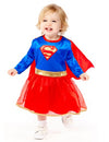 Déguisement Supergirl™ pour bébé bleu et rouge avec cape